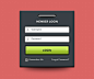 GraphicsFuel.com | Member login form UI element (PSD)