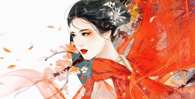 传闻中的陈芊芊_画画的慕白__插画师作品...