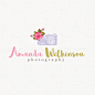 Camera With Watercolor Flowers Logo Premade Logo Design Photography Logo Graphic Design Watercolour Logo Photographers Logo Watermark Logo