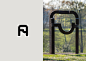 abstract chillida donostia Escultor geometric geometry Marathon run shapes typography  