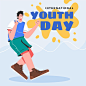 International youth day illustration