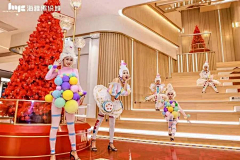 吃糖吗……采集到双旦美陈