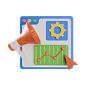 Advertising Service 3D Illustration