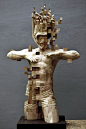 These Pixelated Sculptures That Look Like Computer Glitches Are Actually Made From Wood | Bored Panda  #sculpture #loading #pixels