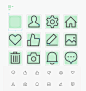 identity graphic design UI ux Icon square brand IT NAVER