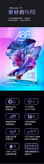 Hisense/海信 65A8F 65英寸4K高清智能网络液晶OLED电视机55-tmall.com天猫