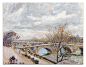 Camille Pissarro
LE PONT-ROYAL, APRÈS-MIDI, TEMPS COUVERT, 4E SÉRIE
Estimate  1,000,000 — 1,500,000  EUR
 LOT SOLD. 1,389,000 EUR 