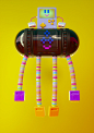 8-bit characters controllers Retro robots Videogames