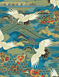 神形兼具，东方鹤纹

#中国风# #传统纹样# #花纹# ​​​​