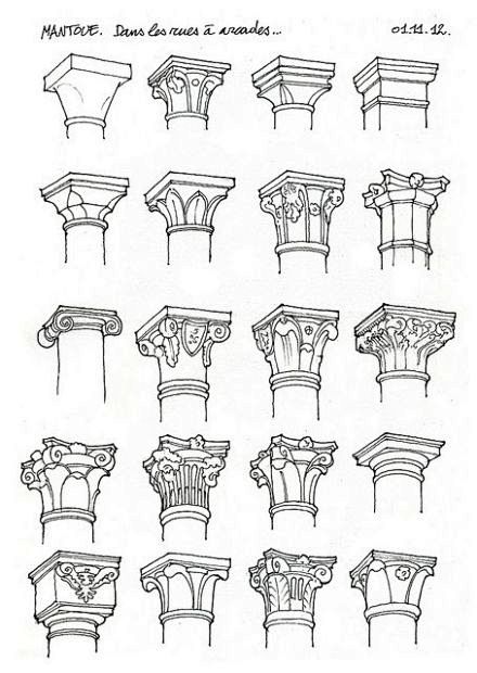 Gerard Michel 哥特式建筑柱...