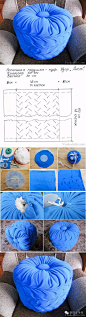 手作实用漂亮的布艺墩，给家里带来无限的温暖（附教程）
