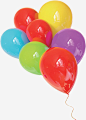 彩色卡通明亮气球高清素材 卡通 彩色 明亮 气球 免抠png 设计图片 免费下载