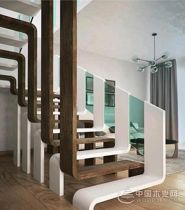 14款楼梯装修图片，设计好了也能成为家里...
