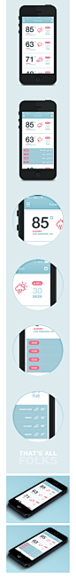 iOS7-Weather-App by 小U-UELIKE - 灵感 - uehtml酷站推荐平台 HTML5 CSS3 酷站推荐 酷站欣赏