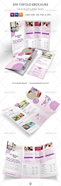 Beauty Spa Trifold Brochure - Informational Brochures