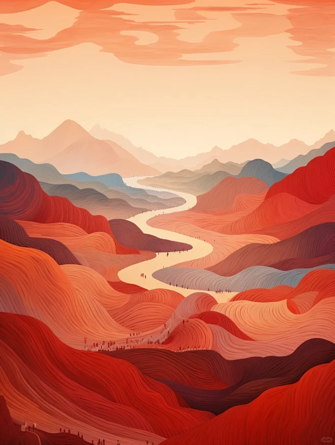 Midjourney ｜江山如此多娇 -...