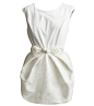 JUZI design 新款白色立裁花苞裙 亲子姐妹伴娘装 大气小礼服-淘宝网