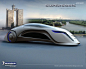 Michelin Challenge Design: Marko Lukovic's "Supersonic" EV Concept Car Powered by Removable Batteries