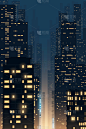 光,绘画插图,城市,窗户,夜晚