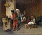 8320518085-jean-leon-gerome-cafe-house-cairo-casting-bullets-probably-1870s