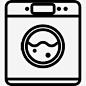洗衣机图标高清素材 家具和家居 家政 洗涤 洗衣机 清洁 清洗 电器 免抠png 设计图片 免费下载