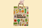 LITTLE FOODIE充满风味风格的儿童食品包装设计 ​​​​
