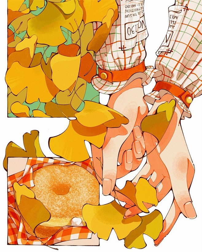 分镜式构图！12 张物品插画