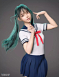 DAZ日本可爱双马尾女孩Shizuka（Genesis 8）-综合模型-微元素 - Element3ds.com!