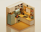 isometric kitchen