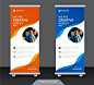 Professional Corporate roll up or x banner design template