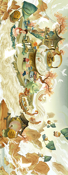 鱼儿上岸S采集到好看的插画