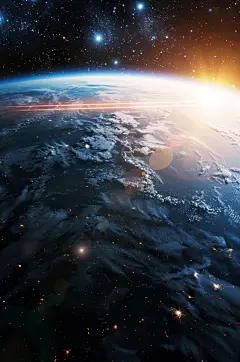 AI数字艺术地球摄影图片-众图网