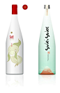 Packaging-Drink : 外人ウケしそうなボトル。どこのだろう。。 More beautiful #sake #packaging to share PD