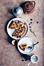 FOOD: Lemon cake with blueberries on Behance