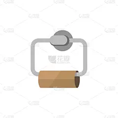 空的,卫生纸,传单,模板,卫生间,现代,拿着,圆形,问题,挑战