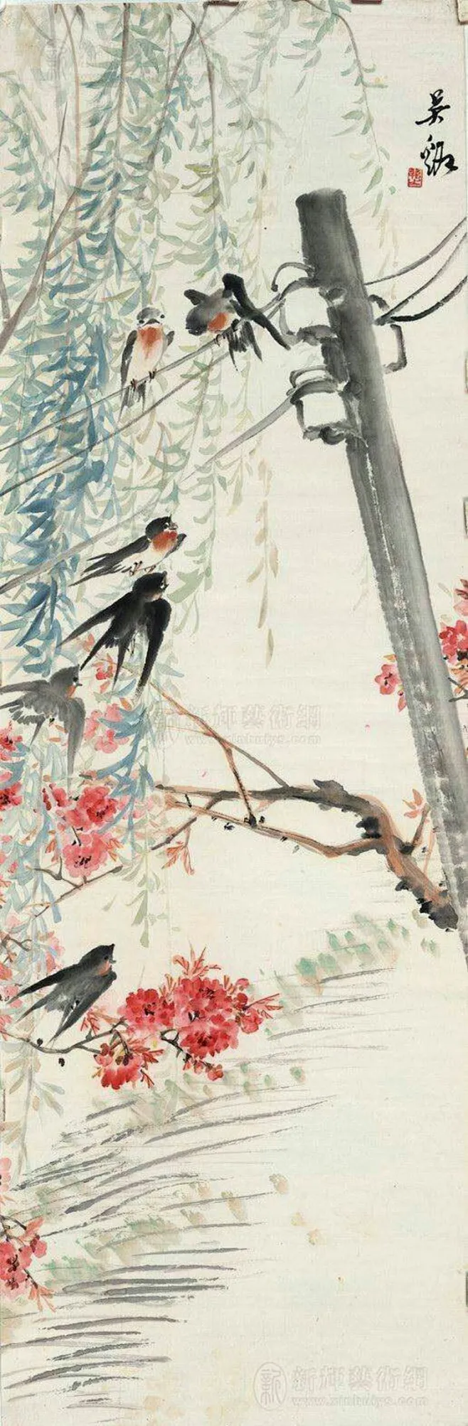 中国画中的燕子与诗中燕。（建议收藏）-花瓣网