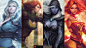由`deviantART Artgerm DotA2的女主人公