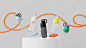 bottle drink industrial design  product product design  Render sports visualization 产品设计