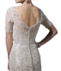 DAPENE® Women's Sheer Lace Sweetheart Mermaid Short Sleeve Wedding Dress at Amazon Women’s Clothing store: