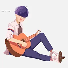 人物男孩弹吉他插画图片大小2000x2000px 图片尺寸801.02 KB 来自PNG搜索网 pngss.com 免费免扣png素材下载！彩色#创意#弹吉他#绘画元素#简约#卡通#少年#设计#手绘#水彩#图案#现代#装饰#