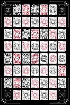 适合设计师玩儿的扑克牌~~@~恐龙咯~采集到创意(16图)_花瓣平面设计