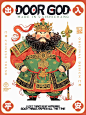 色彩中国壁纸分享｜门神为你保驾护航！