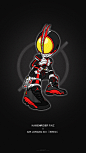 #手机壁纸# #Air Jordan# #假面骑士# 
KAMEN RIDER FAIZ X AIR JORDAN XIII 「BRED」（1080 x 1920）