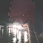 原创 雨夜#紧张的心情随着雨水一点点消失，抓起垫板先来一张