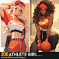 Athlete Girl VOL.11|4K Reference Images