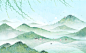水墨中国风山水风景节气GIF
