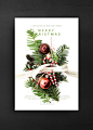 小捧装饰 圣诞元素 圣诞狂欢 圣诞节主题海报设计PSD