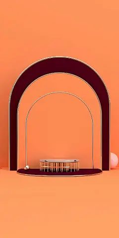 3D现代物品展览空间背景图片下载