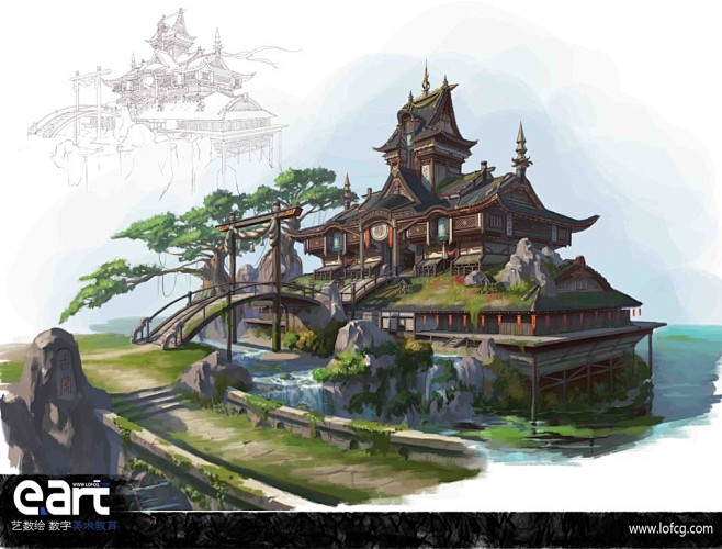 游戏原画 场景原画 游戏场景 艺数绘 原画设计 概念设计