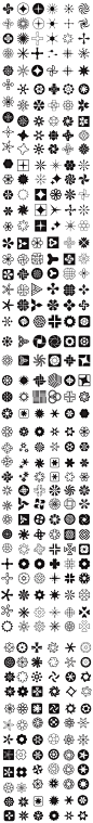 六芒星芒花朵瓣几何曼陀罗插画图标logo元素海报AI设计素材模板-淘宝网